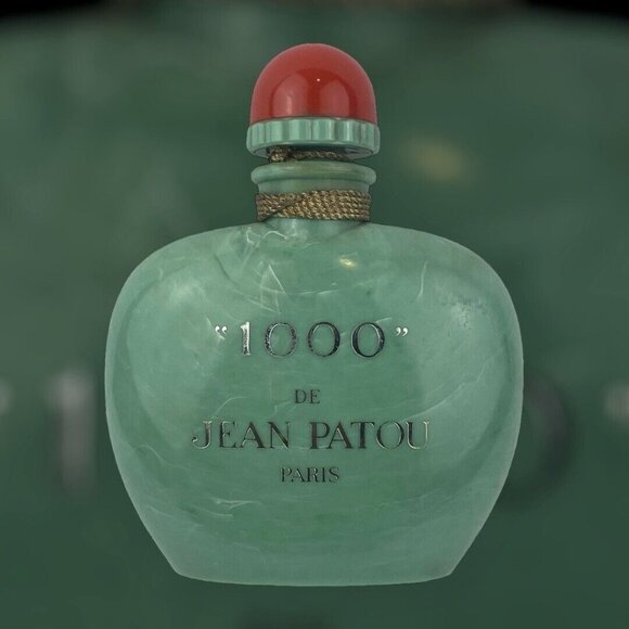 Vintage 1000 De Jean Patou Paris Green Large Factice Display Perfume Bottle RARE - Picture 12 of 15